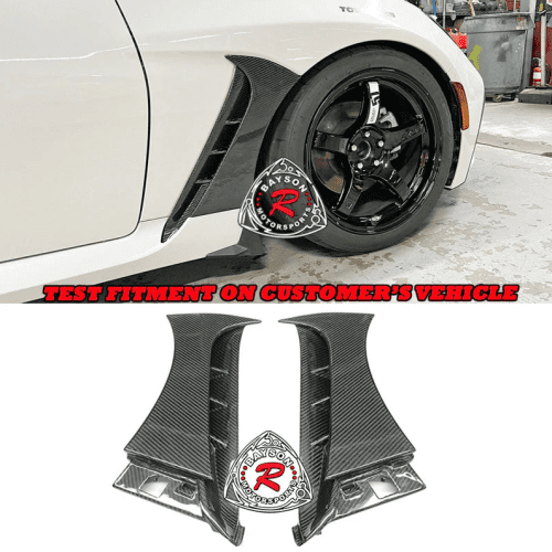 BaysonROEStyleFenderVentsReplacementCarbonFiberFor2022 2023SubaruBRZToyotaGR86